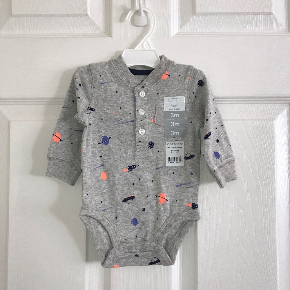 Carter's Space Theme Bodysuit Onesie
